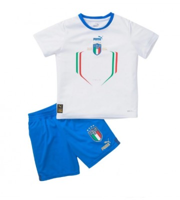 Italy Replica Away Stadium Kit for Kids 2022 Short Sleeve (+ pants)